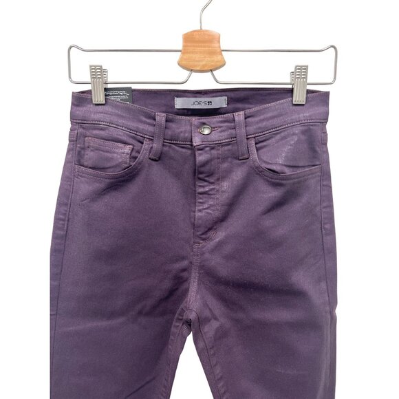 Joes Coated High Waist Ankle Jeans In Plum Perfect - Picture 7 of 8